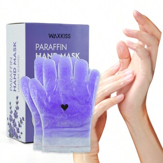 WAXKISS 1 对石蜡手/足膜，石蜡水疗手套/袜子，用于保湿和补水