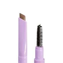 Double Eyebrow Pencil With Retractable Beveled Tip And Mood Ruby Rose Brush - 01 光 - 查看 2