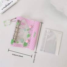 四叶草卡通M5活页相册 学生偶像拼贴卡片夹 拍立得相机3英寸照片卡相册