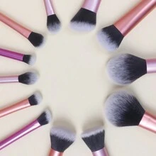 12件套多功能化妆刷套装：散粉刷、腮红刷、粉底刷、眼影刷、修容刷 + 斜角美妆蛋、圆形美妆蛋、白色粉扑、化妆刷套装、化妆刷套装、化妆刷套装、全套化妆刷、化妆刷套装、全套化妆工具、化妆刷套装、化妆刷套装、化妆礼盒套装 - 彩色 - 查看 6