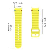 No Gaps 20mm Straps Compatible With Samsung Galaxy Watch 7/6/5/4/FE 44mm 40mm 5 Pro 45mm 46mm Band Silicone Bracelet Compatible With Samsung Galaxy Watch FE 4 6 Classic 47mm 43mm Strap Smart Watch Straps Accessories - For Samsung Galaxy Watch 4/5/6/7/FE - View 2