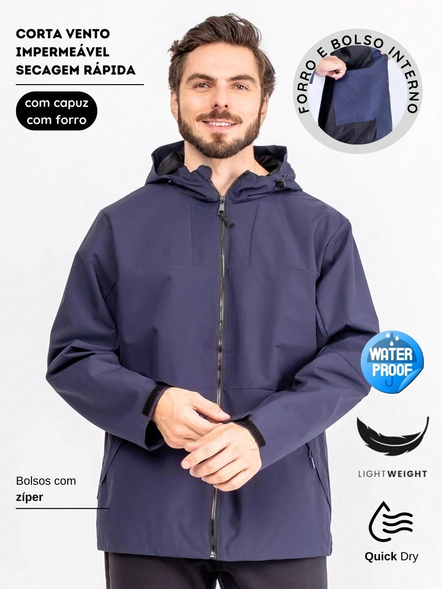 Men Jackets & Coats - 藍色 - 查看 1