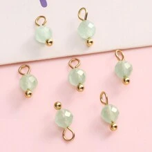 beadia 5/10 件 4 毫米天然石吊坠 - 用于 DIY 珠宝制作项链、手镯、配饰和用品 - 彩色 - 查看 36