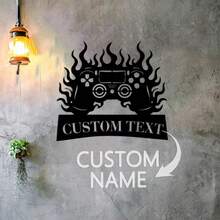 1pc Personalized Family Name Metal Sign, Last Name Plaque, Custom Name Sign, Metal Address Sign, Metal Family Sign, Wedding, Established Sign - Black - View 8