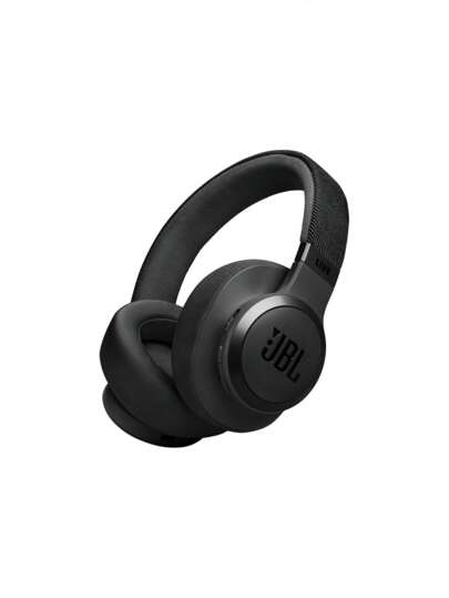 JBL Auriculares inalámbricos Bluetooth con cancelación de ruido activa adaptativa montados en la cabeza LIVE770NC, alta calidad de sonido certificada Gold Label Hi-Res, para música y juegos - Negro