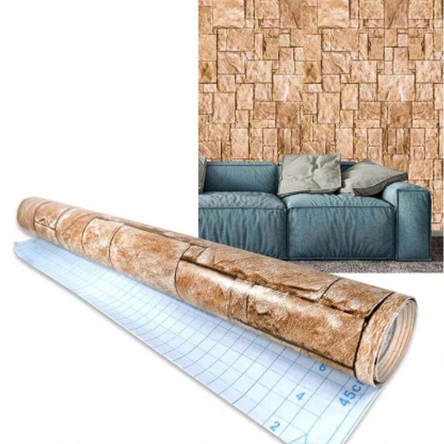 Self Adhesive Wallpaper Bedroom Living Room Kitchen Furniture - 45X5 - F213 - 查看 1