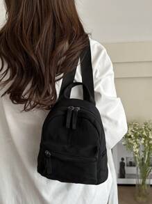 Mini Backpack Women, Small Fashionable Travel Lightweight Casual Daypack, Back To School, School Essential Stuff For Women, Girls & Students, Perfectly Matching With Backpack Accessories, School Supplies, School Backpack, School Bag, Backpack For School, Back To School Backpack, School Bookbag, Back To School Bags, Large Capacity, Waterproof, Portable, Classic Casual, Suitable For Teen Girls Women College Students, Perfect For Back To School, First Day Of School, Middle School, High School