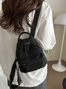 Mini Backpack Women, Small Fashionable Travel Lightweight Casual Daypack, Back To School, School Essential Stuff For Women, Girls & Students, Perfectly Matching With Backpack Accessories, School Supplies, School Backpack, School Bag, Backpack For School, Back To School Backpack, School Bookbag, Back To School Bags, Large Capacity, Waterproof, Portable, Classic Casual, Suitable For Teen Girls Women College Students, Perfect For Back To School, First Day Of School, Middle School, High School