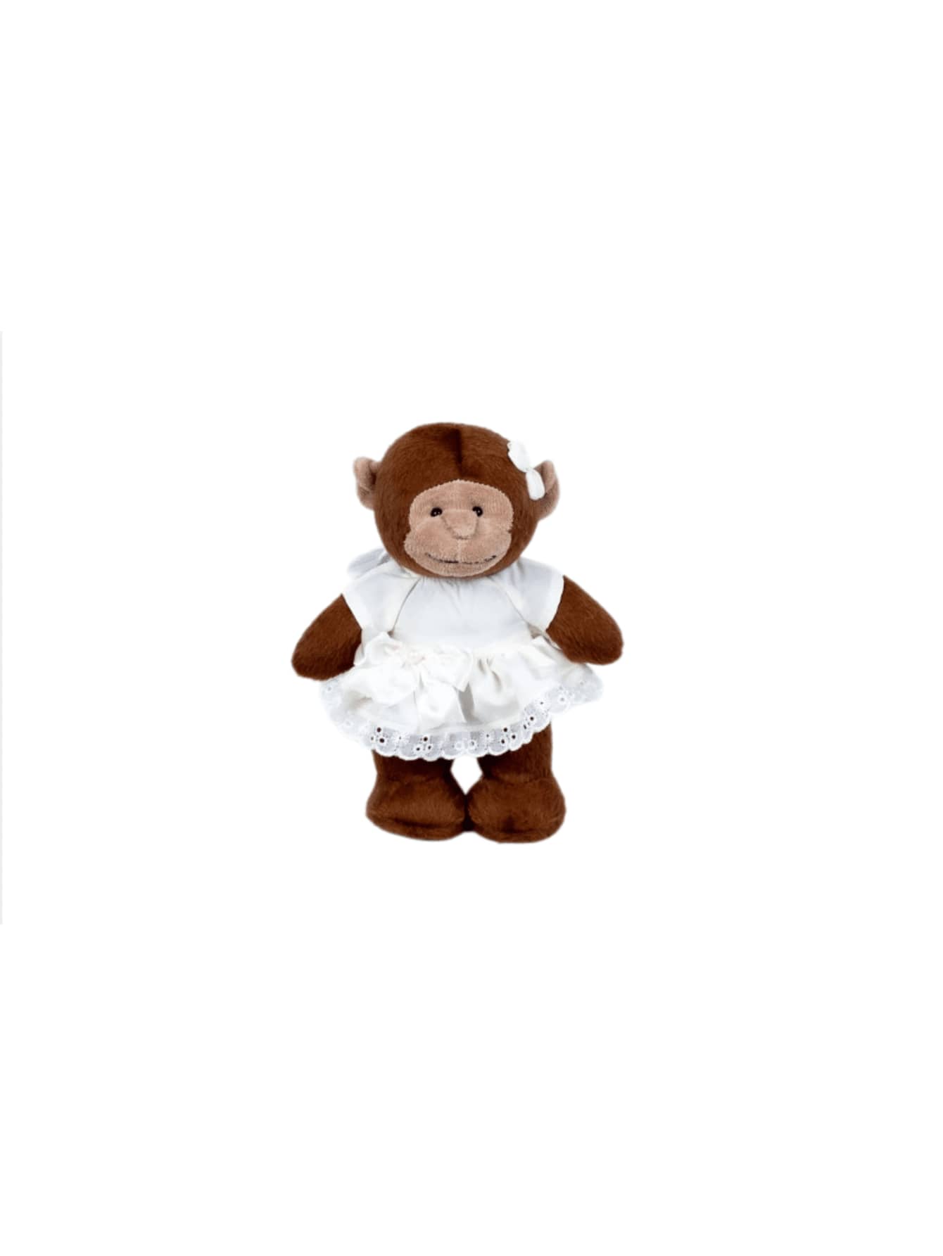 Teddy Bear Fixed Standing Girl 20 Cm (Monkey) - Niches And Decorations - Rơm - Xem 1