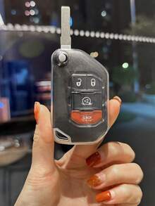 1pc TPU Car Key Fob Cover, Fit For Gladiator JT Sahara JLU JL Rubicon 2018 2019 Accessories - A - View 8