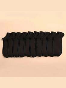 40-Pack Solid Color Socks, Soft And Lightweight Low Cut Ankle Socks For Women - one-size - View 6