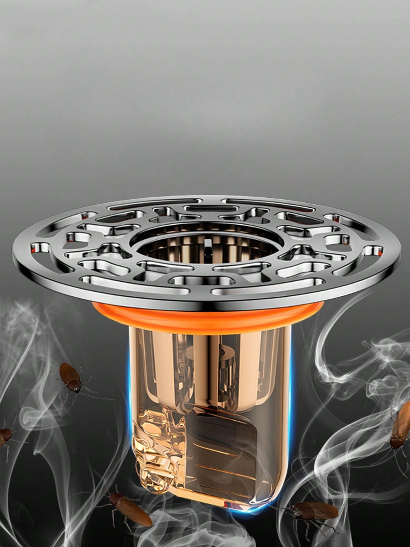 Bathroom Drain Cover With Anti-Odor Filter, Universal Floor Drain Trap ...