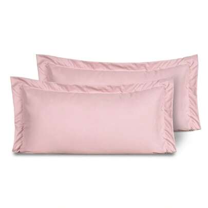 Kit 02 Fronhas para Travesseiro 90x50 Slim com Abas Percal 200 Fios