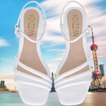Women Heeled Sandals - 白色 - 查看 1