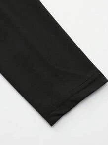 Felpa nera sportiva da fitness, stile boyfriend, da uomo, realizzata in materiale traspirante e ad asciugatura rapida, con maniche lunghe, felpa attiva da atletica