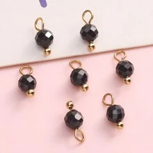 beadia 5/10 件 4 毫米天然石吊坠 - 用于 DIY 珠宝制作项链、手镯、配饰和用品 - 彩色 - 查看 39