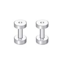 1Pair Simple Stainless Steel Ear Stretcher, 2mm4mm6mm8mm10mm Pulley Ear Expander, Unisex Ear Piercing Jewelry - Auricle - View 7
