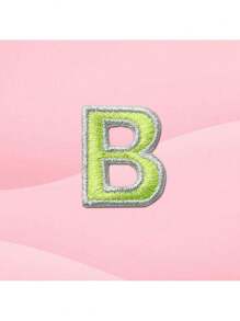 1 Piece Embroidery A To Z English Letters Stick On Small Size Cloth Colorful Dress Decoration DIY Name Stickers - As Photo - View 3