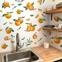 Miếng dán tường sáng tạo hình quả cam lựu cho phòng khách, nhà bếp, phòng ăn, trang trí nhà cửa - Nhiều màu - Xem 6