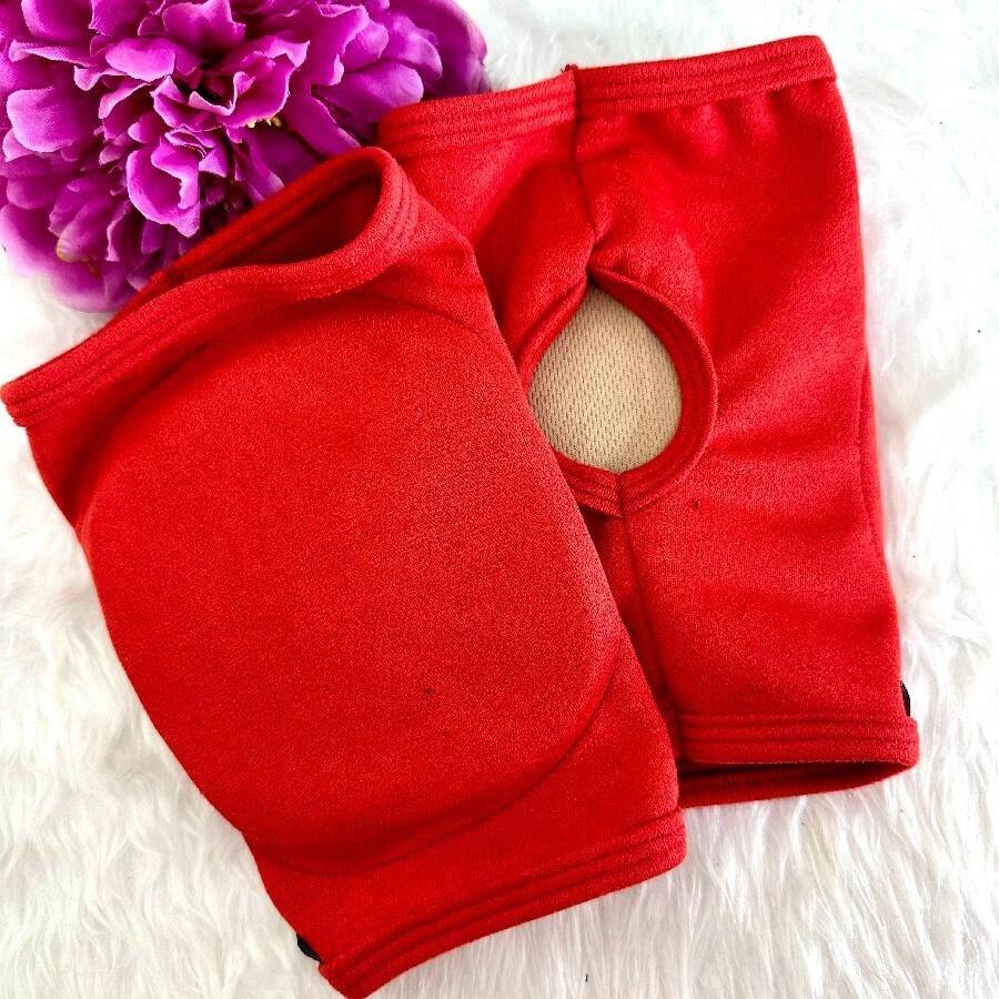 Rodilleras deportivas para pole dance gym gimnasio pilates yoga deportes - Rojo - Ver 1
