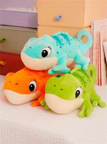 Halloween Realistic Color-Changing Chameleon Plush Doll Stuffed Doll, Birthday Gift For Girlfriend, Boyfriend, Friends, Home Decor Cushion, Soft Comfortable Material, Creative Halloween, Chameleon, Pascal, Halloween, Chameleon, Pascal, Chameleon, Pascal, Rapunzel - Multicolor - View 10