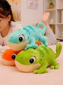 Halloween Realistic Color-Changing Chameleon Plush Doll Stuffed Doll, Birthday Gift For Girlfriend, Boyfriend, Friends, Home Decor Cushion, Soft Comfortable Material, Creative Halloween, Chameleon, Pascal, Halloween, Chameleon, Pascal, Chameleon, Pascal, Rapunzel - Multicolor - View 9