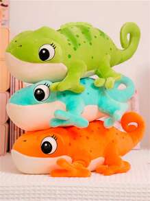 Halloween Realistic Color-Changing Chameleon Plush Doll Stuffed Doll, Birthday Gift For Girlfriend, Boyfriend, Friends, Home Decor Cushion, Soft Comfortable Material, Creative Halloween, Chameleon, Pascal, Halloween, Chameleon, Pascal, Chameleon, Pascal, Rapunzel - Multicolor - View 4