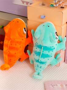 Halloween Realistic Color-Changing Chameleon Plush Doll Stuffed Doll, Birthday Gift For Girlfriend, Boyfriend, Friends, Home Decor Cushion, Soft Comfortable Material, Creative Halloween, Chameleon, Pascal, Halloween, Chameleon, Pascal, Chameleon, Pascal, Rapunzel - Multicolor - View 6