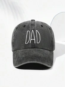 1 buc șapcă de baseball spălată "MAM+DAD" brodata, pălărie de soare de golf, reglabilă, respirabilă, pentru bărbați și femei, pălărie la modă cu parasolar cu bor curbat, cuplu stil Y2K - broderie - Vizualizare 5