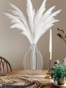 1PC Hand-Forged Metal Wire Vase - Modern Minimalist Geometric Openwork Sphere Shape, Artisan Tabletop Centerpiece For Floral Arrangements, Wedding/Home/Office Decor, Rustic Farmhouse Style All-Season Decorative Vase Gifts Birthday Graduation Home Decor Room Decor Flower Vase Glass Vase - Silver - View 8