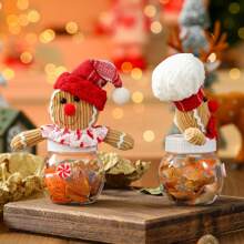 1pc Christmas Candy Box Decoration, Merry Christmas - Multicolor - View 4