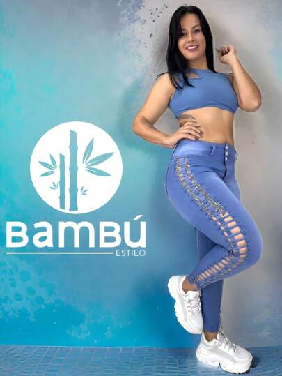 jeans para dama ultra push up ajustable de mezclilla