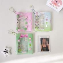 四叶草卡通M5活页相册 学生偶像拼贴卡片夹 拍立得相机3英寸照片卡相册