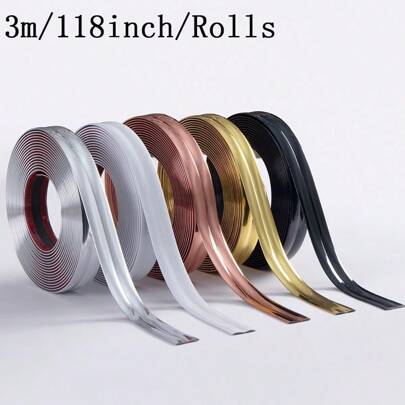 3m/Roll Self-Adhesive Wall Corner Guards, Living Room, Kitchen, Bathroom, Countertop, Wall Paper, Trim Strips, Door & Window Edges, Ceiling Corner Decorative Stickers
