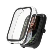 Acrylic Anti-Shock Protective Case Cover With Glass For Haylou RS4 MAX - Màu Hồng baby - Xem 6
