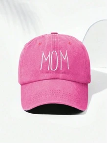 1 buc șapcă de baseball spălată "MAM+DAD" brodata, pălărie de soare de golf, reglabilă, respirabilă, pentru bărbați și femei, pălărie la modă cu parasolar cu bor curbat, cuplu stil Y2K - broderie - Vizualizare 18