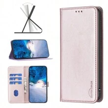 Compatible con Iphone/Honor/NO KIA/MOTO/Haga clic en este enlace para seleccionar el modelo deseado. Funda para teléfono móvil Dispositivo (RFID)+PU - Dorado - Ver 6