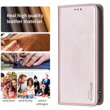 Compatible con Iphone/Honor/NO KIA/MOTO/Haga clic en este enlace para seleccionar el modelo deseado. Funda para teléfono móvil Dispositivo (RFID)+PU - Dorado - Ver 11