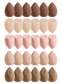 5pcs/10pcs/15pcs/25pcs/30pcs/40pcs/50pcs/Pack Makeup Sponges, Multicolor Makeup Sponge For Foundation Blending, Liquid/Cream/Powder Seamless Smooth Beauty Sponge, Latex-Free Hypoallergenic Dual Use Foundation Puff, Suitable For All Skin Types,Makeup,Cheap,Room Decor,Vanity,Travel,Bedroom,Makeup Accessories,Puff,Makeup Blender,Powder Puff,Makeup Sponge