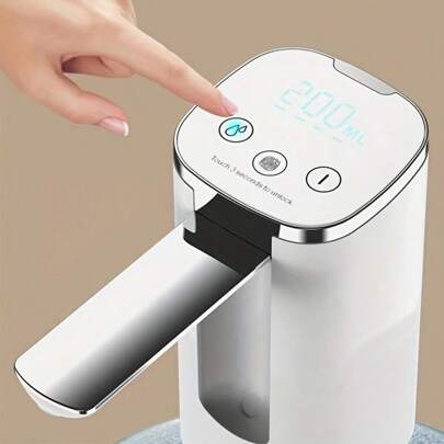 Foldable Digital Water Dispenser Pump - Touch Screen, Fingerprint Recognition, , Household Bottled Water Solution - Easy To Use And Clean.Also Multiple Pumps With Different Functions And Colors To Choose From, Please Choose The Product That Suits You.