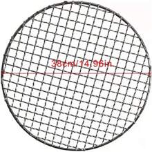 ZhdnBhnos LINSIE Barbecue Grate 16 Inch Thickened Stainless Steel Charcoal Grate 40.5 Cm Diameter Round Grill Grate The Best Gift/Present For Family&Friends Happy Christmas - Silver - View 7