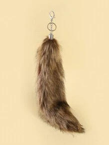 1 chiếc túi xách đuôi cáo mềm mại thời trang nhiều màu sắc phụ kiện túi xách đuôi cáo mềm mại thích hợp cho túi xách ví ý tưởng quà tặng hoàn hảo cho bạn bè ngày lễ sáng tạo quà tặng đuôi sói quà tặng nhỏ quà tặng đuôi gấu trúc cho cô ấy - Nhiều màu - Xem 11