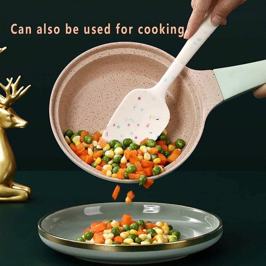 11 Inch Premium Seamless Spoonula - Non-Stick Heat Resistant Silicone ...