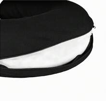 Travel Pillow Memory Foam Pillow Black - Travel Blue - 黑色 - 查看 4