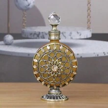 1 lọ thủy tinh pha lê đựng nước hoa/tinh dầu thủ công 30ml có thể nạp lại, phụ kiện trang trí cho bàn trang điểm, quà tặng cho phụ nữ, vật dụng thiết yếu cho gia đình và du lịch, (Chỉ có chai) - Nhiều màu - Xem 11