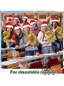 4 件装圣诞老人帽汽车座椅头枕套，可爱的汽车内饰装饰，实用的汽车圣诞装饰，适用于大多数汽车头枕（红色 4 件） - 4件 - 查看 4