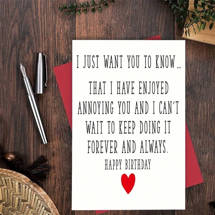 1pc. Fun And Meaningful Card! The Perfect Gift For Your Bestie. Birthday Card. Bestie Party Card. Small Business Supplies. Thank You Card. (Random Color Envelope Included) - 2# - View 1