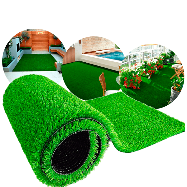 Tapete Grama Sintética Decorativa 1m² Soft 20mm  Flores Provençal Varanda Quintal Parquinho Premium