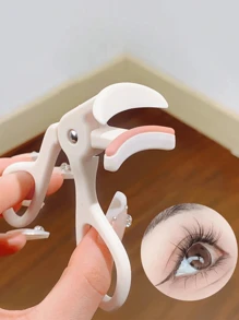 2/1 Pcs New Wide Angle Eyelash Curler, Lightweight And Portable For Home And Outdoor Use, Mini Portable Eyelash Curler Suitable For Thick Or Stiff Lashes, 5 Seconds To Easily Curl Lashes - Quickly Create Natural Curls, Long-Lasting Shaping. Cosmetics, Affordable Price, Room Decor, Vanity, Travel, Bedroom, Makeup Accessories, Eyelash Curler, Affordable Price, Christmas Gift, Cosmetics, Makeup Tools, Cheap Goods, Gift, Women's Gift, Christmas Gift - Multicolor - View 4