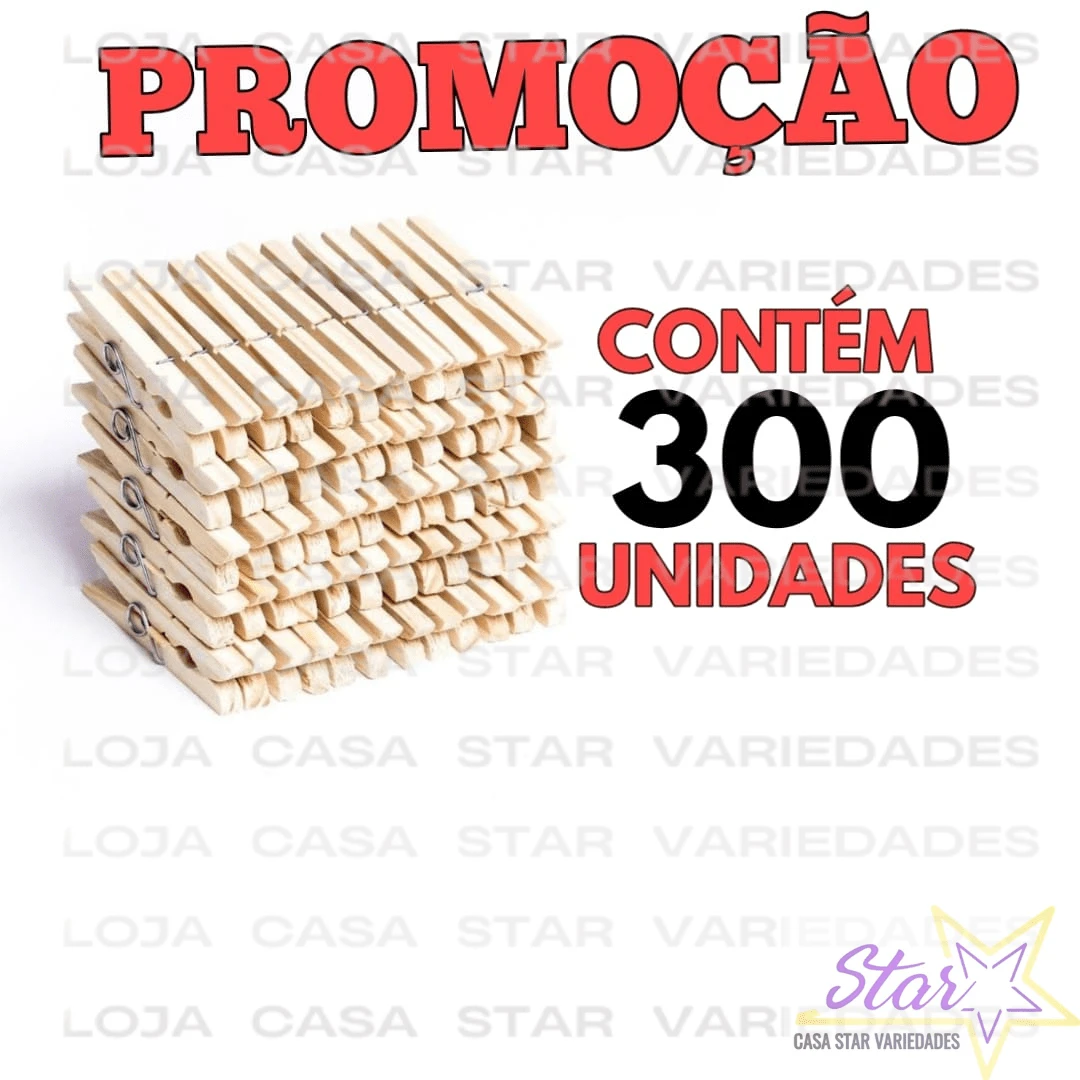 300 Peg Clothespin Clothes Peg Wooden Clothespin Promotion WOOD - 木頭 - 查看 1